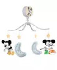 Disney Baby Moonlight Mickey Mouse Musical Baby Crib Mobile Soother