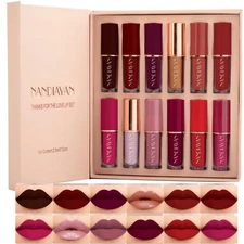 Nandiayan Mini Lipstick Combo pack of 12 All Skin Tone