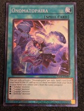 Onomatopaira 1st Edition Prismatic Collector's Rare RA04-EN089 Yu-Gi-Oh!