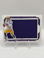 2025 Panini National Treasures Collegiate - Silhouettes Joe Burrow #SIL-JBW /99