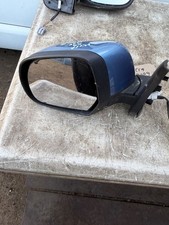 NISSAN MICRA MK3 K12 2009 NEARSIDE PASSENGER LEFT WING MIRROR BLUE B33G