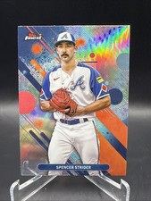 Spencer Strider 2025 Topps Finest Common Refractor #12 Atlanta Braves