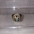 Vintage Harley Davidson Eagle Design Ring Sterling Silver Men's Size 12