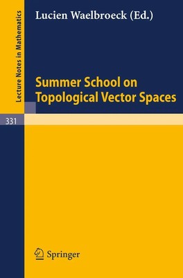 L. Waelbroeck | Summer School on Topological Vector Spaces | Taschenbuch