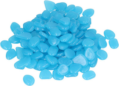 Glow Rocks for Landscaping, Outdoor Luminous Stones Glow in the Dark Stones Walk