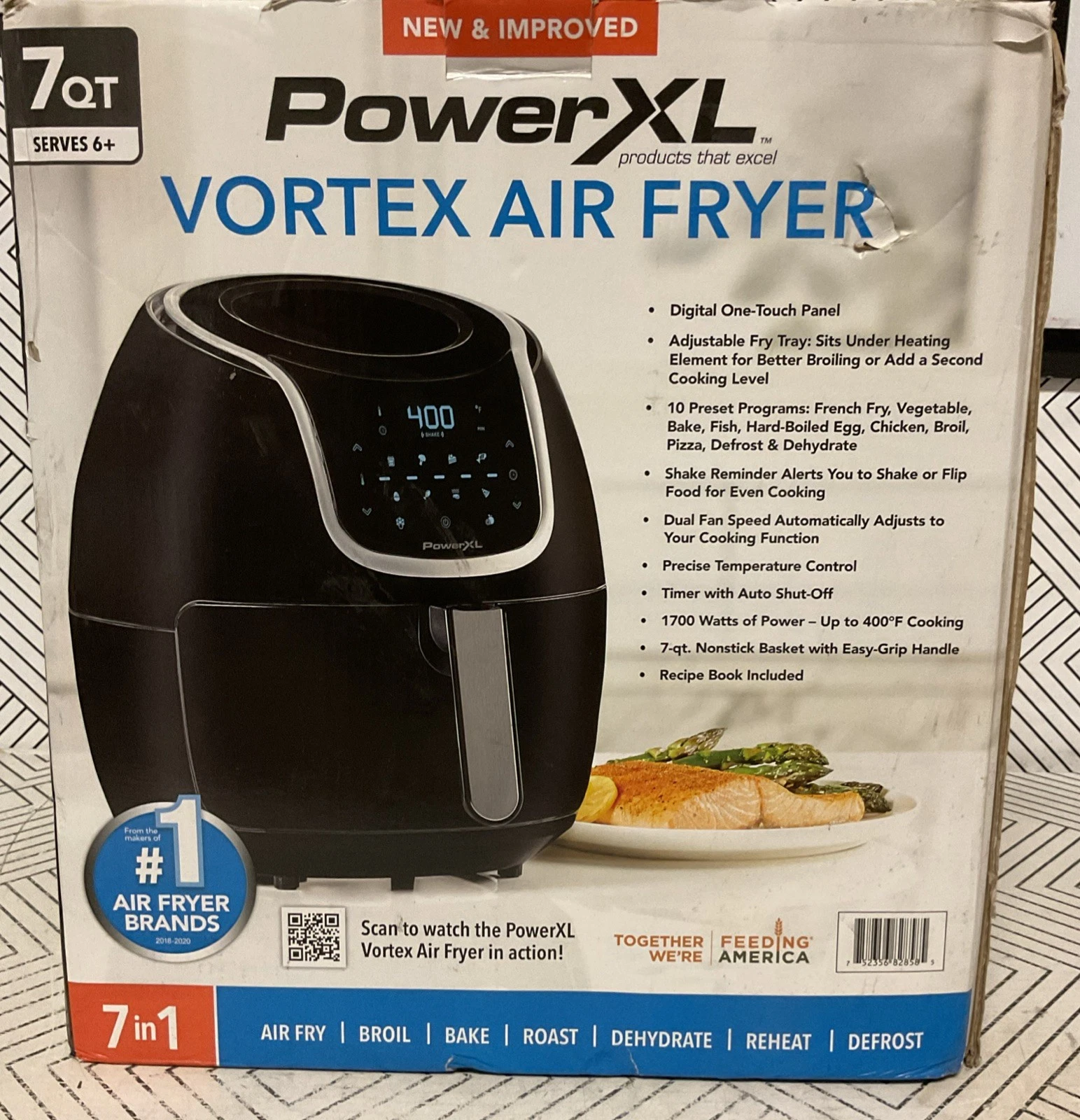 🕋 Vortex Air Fryer- 7QT - PowerXL As Seen on TV, 🆕 AS SHOWN
Opens in a new window or tab