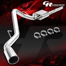 4 Round Muffler Tip Catback Exhaust For 2009-2013 Silveradosierra Stamdard Cab 4 Round Muffler Tip Catback Exhaust For 2009-2013 Silveradosierra Stamdard Cab