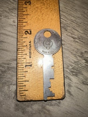 Eagle Lock Co. Skeleton Key #N93PX156 Flat Key Original Key