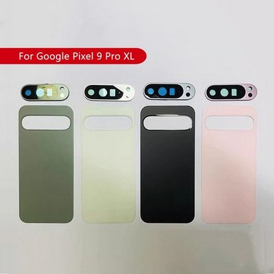Rear Glass Back Cover for Google Pixel 9 Pro XL with Rear Camera Lens Parts HAU