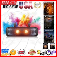 17-Inch UTV Sound Bar, 4-Speaker Bluetooth Golf Cart Speakers [RGB & Strobe L...