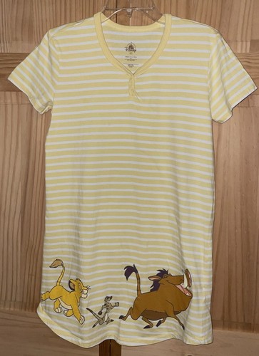 Disney Store Simba Timon Pumbaa Nachthemd Nachthemd Damen Der König der Löwen S/XS - Bild 1 von 5
