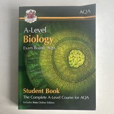 CGP A-Level Biology Student Book for AQA with Online Edition brand new.