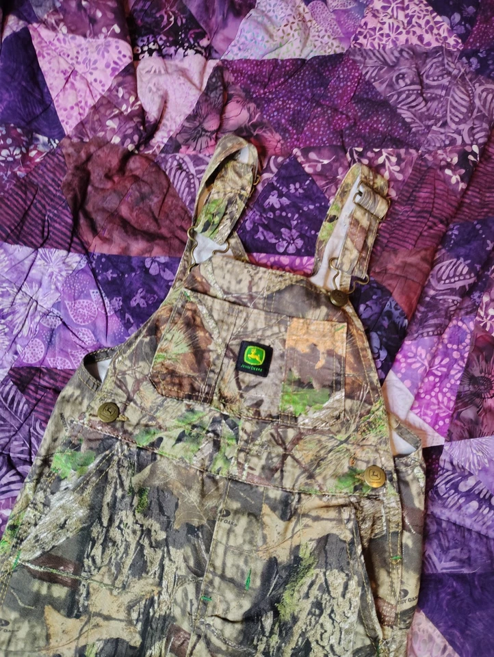 Mono John Deere Niños 4T Verde Camuflaje Roble Musgo Exterior Caza Juventud Foto 3 de 4