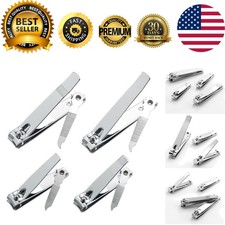 Precision Nail Clipper Set with Swing-Out File - Lifetime Satisfaction Guarantee