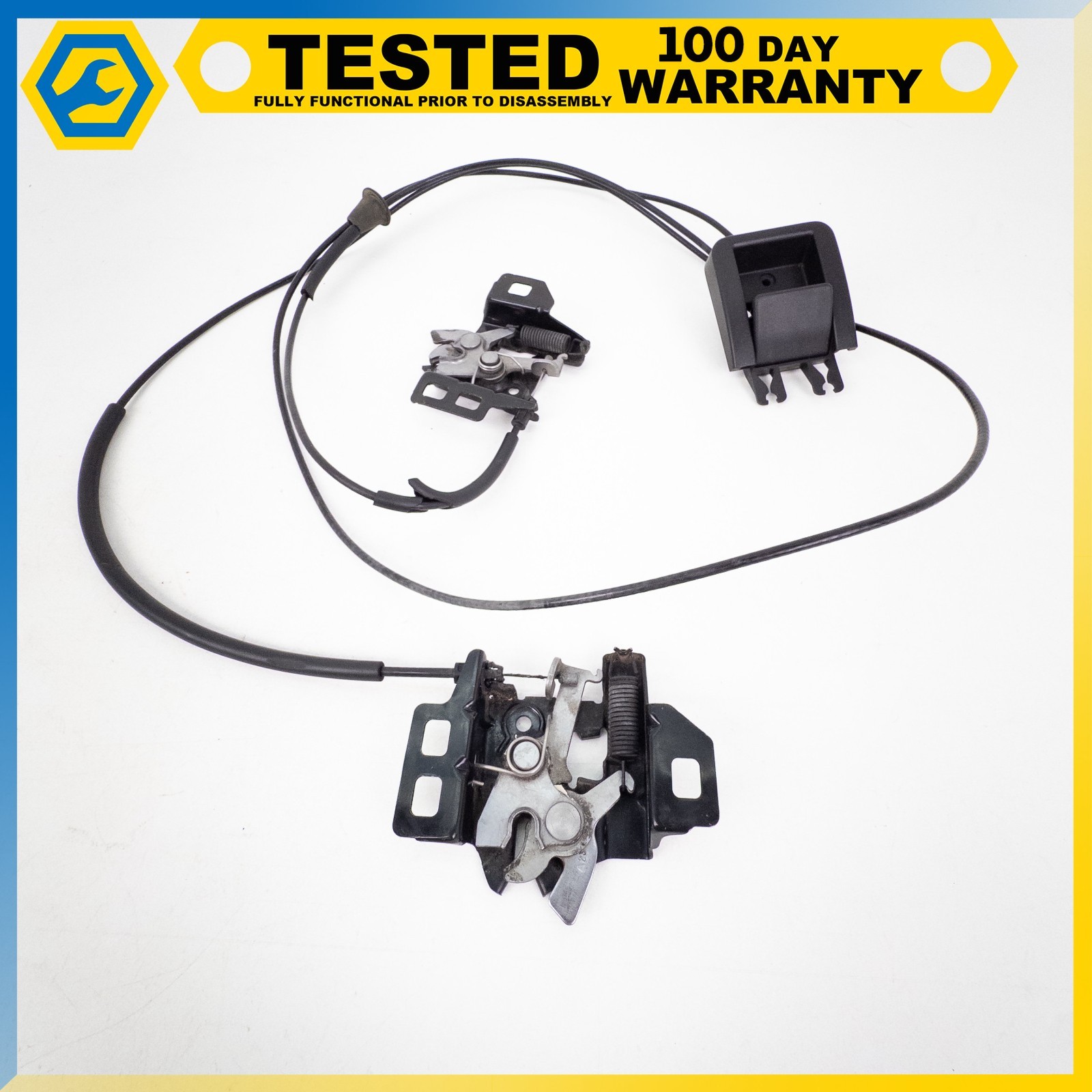 05-13 CHEVROLET CORVETTE C6 FRONT HOOD LATCH RELEASE HANDLE CABLE ASSEMBLY OEM