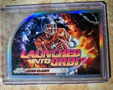 2024 Topps Chrome John Elway Launched Into Orbit Silver Denver Broncos