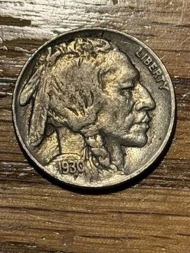 1930 S Buffalo Nickel - very fine condition
