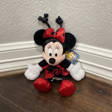 Disneyland Minnie Mouse Vestido Dama Bug Gorro Peluche Retirado De Colección