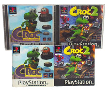 Croc: Legend Of Gobbos & Croc 2 (SONY PS1, 1997) PAL PS1 BUNDLE COMPLETE GC