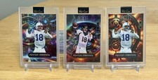 Peyton Manning 1/1 QB1 on the clock one of one lot SP Colts Broncos 3 1/1 lot