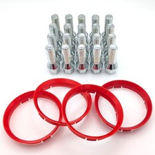 Borbet Felgen Anbausatz Radschrauben Zentrierringe 5246_SI für Skoda Elroq Enyaq