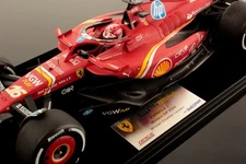 Ferrari SF-24 Monaco GP 2024 - Charles Leclerc Winner in 1:18 scale by Looksmart
