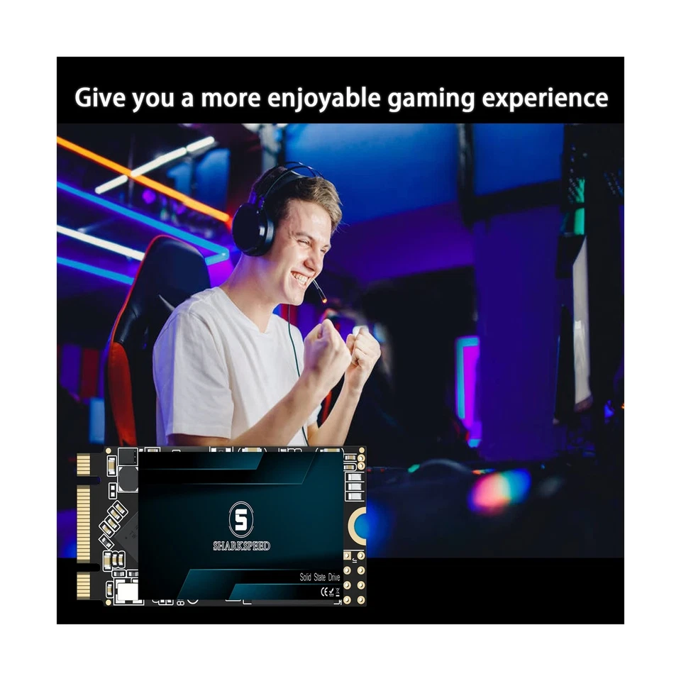 SSD 4TB M.2 2242 SATA III 6Gb/s B+M Key 42mm 3D NAND NGFF Internal Solid Stat... - Image 3 of 4