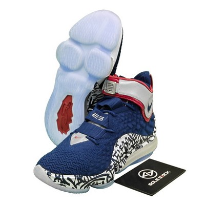 Size 10.5 - Nike LeBron 17 EP LeBron 4 Cold Blue Graffiti for sale