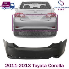 Bumper Cover For 2011-2013 Toyota Corolla S Xrs Models Usa Built Rear Primed Bumper Cover For 2011-2013 Toyota Corolla S Xrs Models Usa Built Rear Primed