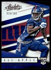 2016 Panini Absolute Spectrum Red Eli Apple Rookie 016/100 New York Giants #183
