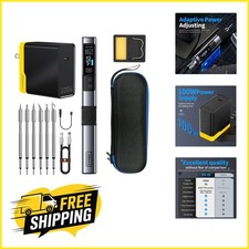 Versatile 100W Soldering Iron with Pre-set Temperatures Accessories Included