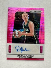 2025 Panini Prizm WNBA Pink 7/35 Dorka Juhasz #TB-DJ Auto Minnesota Lynx 🏀🔥