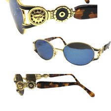 occhiali da sole uomo oro made italy vintage 90's lente specchio SUNSWEET 1277