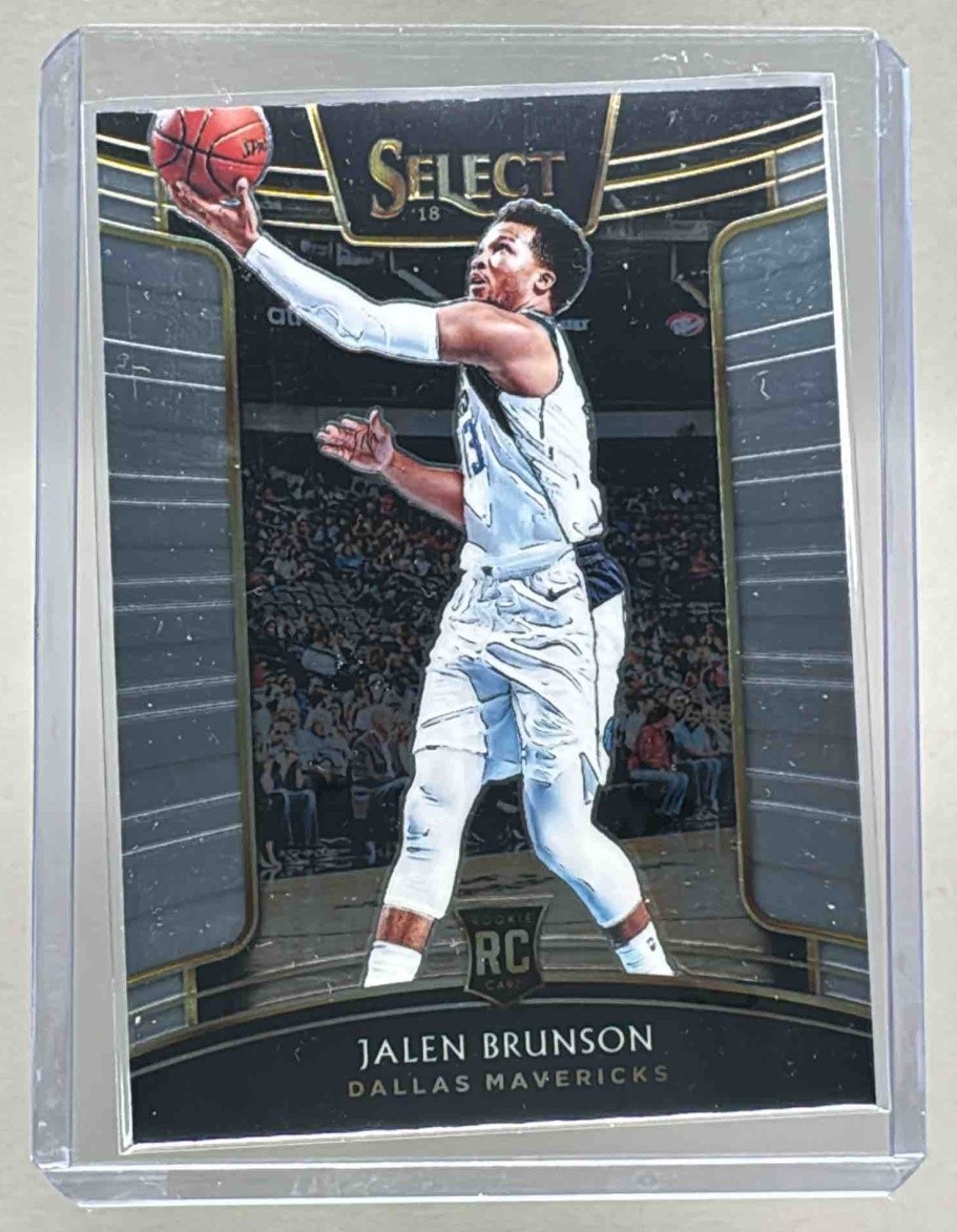 Jalen Brunson 2018 Panini Select #8 Rookie RC Concourse (B)