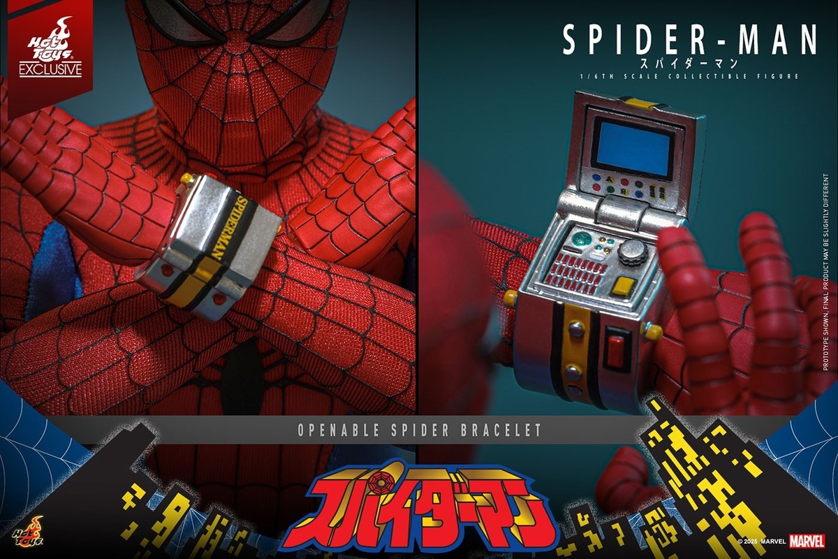 Hot Toys 25th Spider-Man Japanese TV Series Toei Version 1/6 Scale