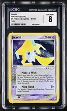 CGC 8 Jirachi 8/101 EX Hidden Legends Holo Pokemon Card