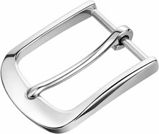 1.5 40mm Belt Buckles Replacement Heavy Duty Stainless Steel Single Prong Squa