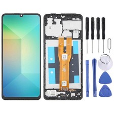 Samsung Galaxy A06s 2024 A065F Touch + LCD DISPLAY + Frame Black