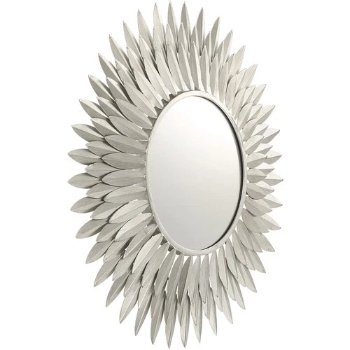 Crystorama BRH-M524-SA Broche 24 X 24 inch Antique Silver Mirror - Picture 3 of 7