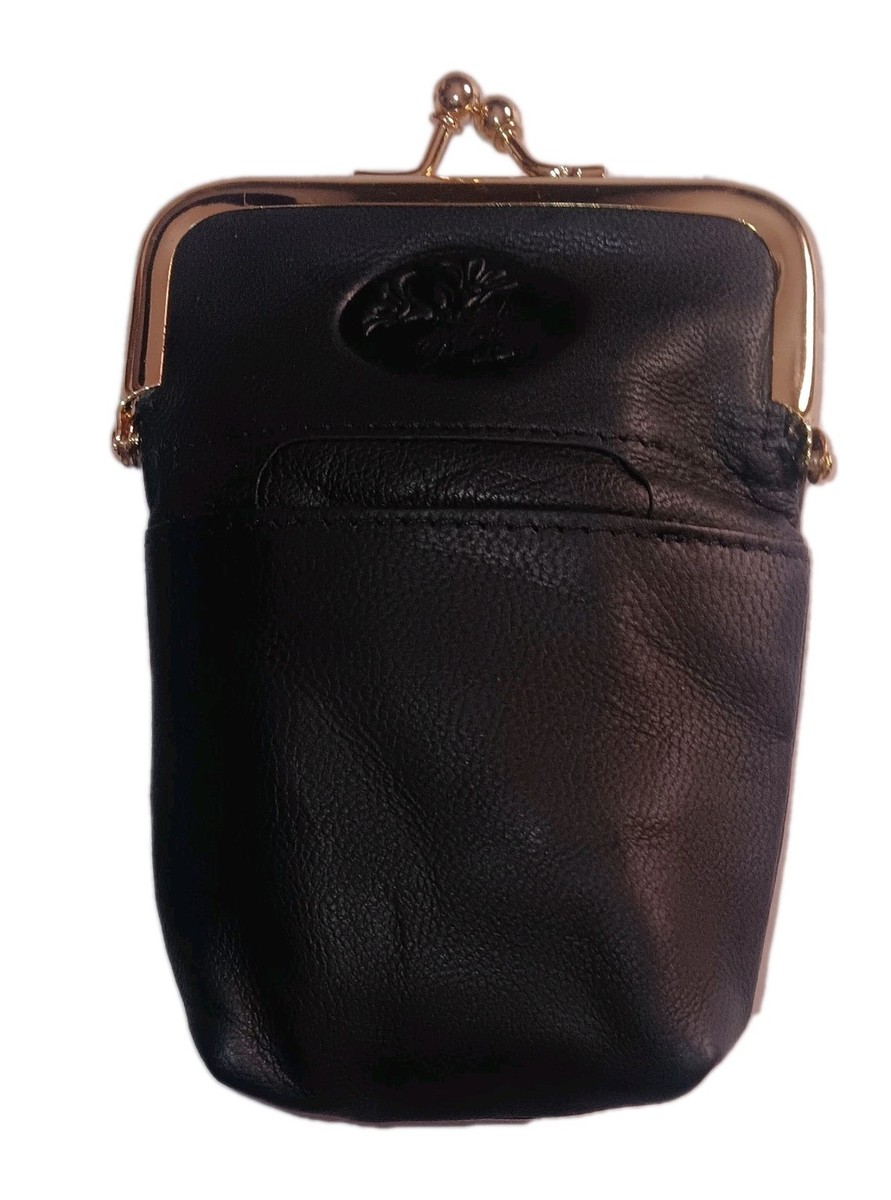 BUXTON Leather Cigarette Case, Black | eBay