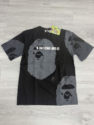 BAPE Black/Grey Big Head Tee Size XXL fitted/slightly small| A Bathing Ape
