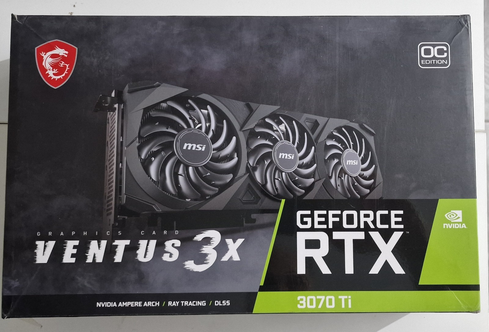 Nvidia RTX 3070Ti MSI Ventus 3x - 8Gb DDR6x