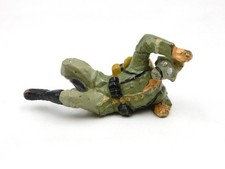 Elastolin soldatino maschera antigas pasta 30s Germany toy soldier Lineol 