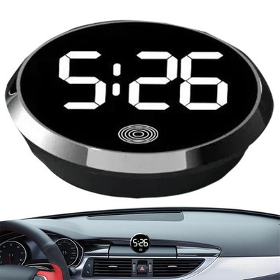 Mini Auto Uhr Klein Digital Dashboard Uhr Led Automotive Interior Sorgfältig ^