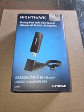 New Nighthawk AXE3000 Wifi-6 USB Adapter A8000 A6