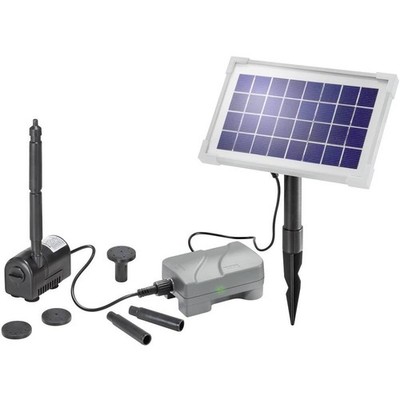 Esotec 101709 Rimini Plus Solar-Pumpenset mit Akkuspeicher
