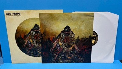 RED FANG Murder The Mountains Galaxy Merge Stoner Rock LP ~ Scratch Free
