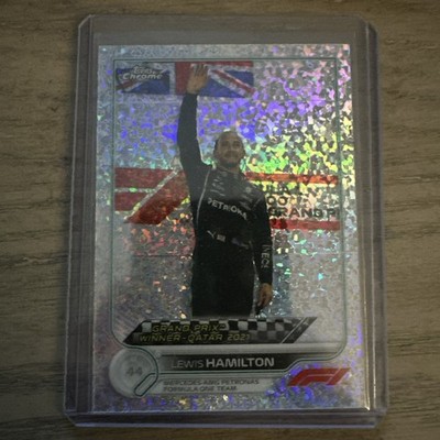 Lewis Hamilton, Mini Diamonds Refractor # 113/299 - 2022 Topps Chrome Formula 1