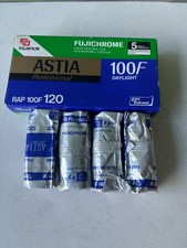 FUJICHROME Astia Pro 100F Daylight RAP 120 Color Reversal Film 4-Pack Exp 01/05