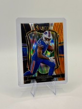 Curtis Samuel [Black Orange Prizm Shock] #184 2025 Panini Select